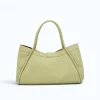 Marge Pistachio Green Leather Handbag back