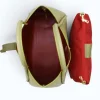 Marge Pistachio Green Leather Handbag interior detail