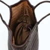 Summer Brown Leather Tote Bag interior bag