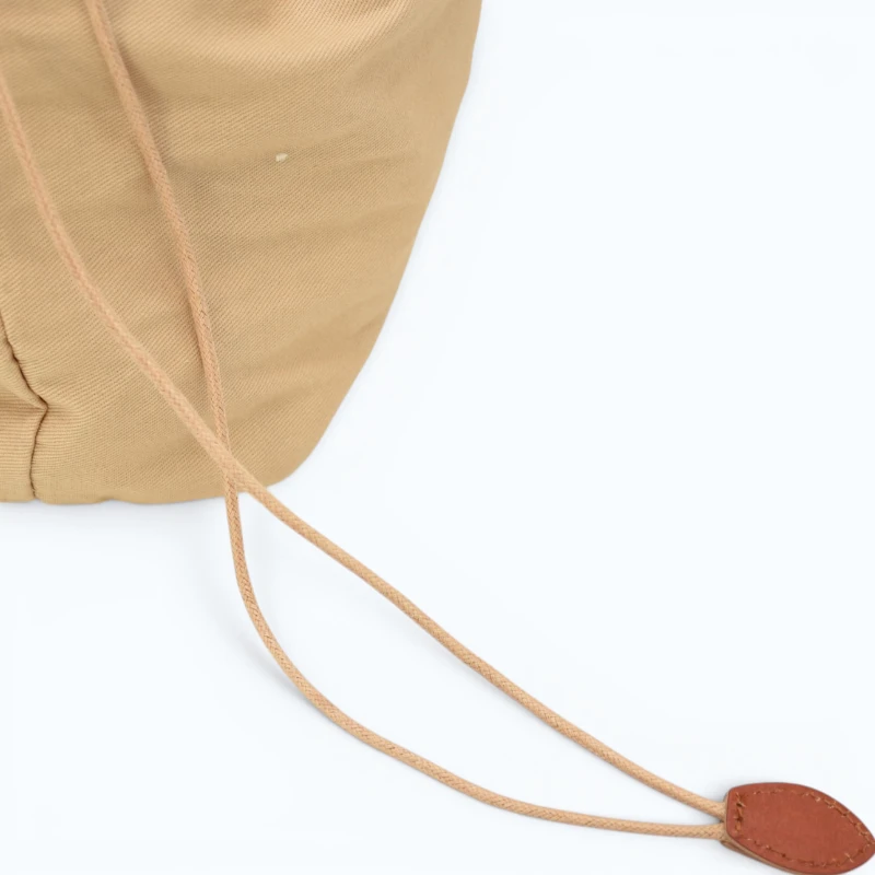 summer camel leather tote bag interior bag detail
