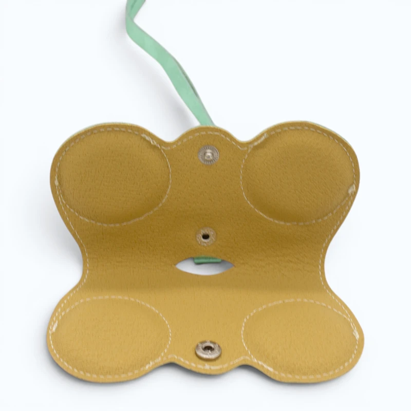 metallic-green-leather-sunglasses-case-interior Owl Metallic Green Leather Sunglasses Case interior