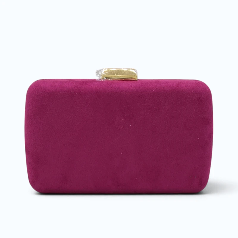 corail d or clutch pink clutch back
