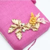 fleur d or clutch pink clutch arranjement