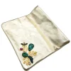 handmaded clutch leather bag open