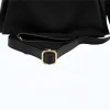 Bruna Black Leather Handbag strap