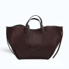 mag-l-burgundy-leather-handbag-front Mag L Burgundy Leather Handbag fromt