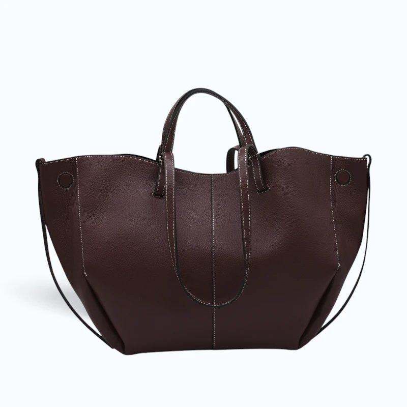 mag-l-burgundy-leather-handbag Mag L Burgundy Leather Handbag