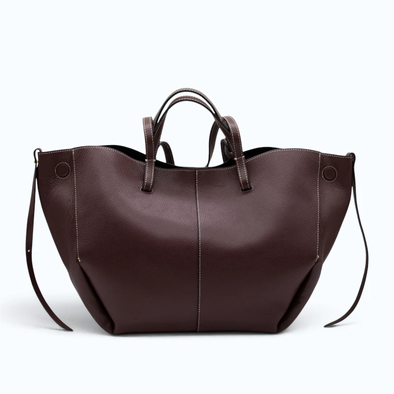 mag-l-burgundy-leather-handbaga Mag L Burgundy Leather Handbag