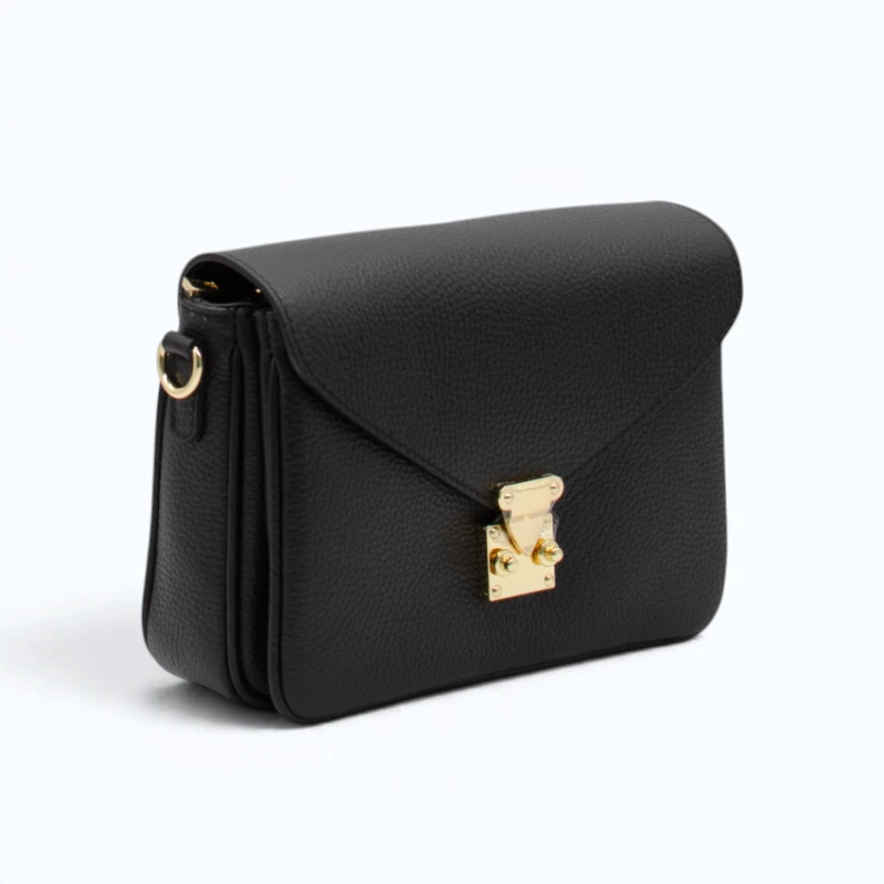 margot-back-leather-crossbody-bag-side-view margot black leather crossbody bag side view