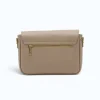 Margot Beige Leather Crossbody Bag