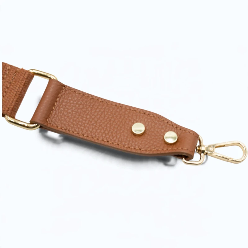 margot camel leather crossbody bag strap