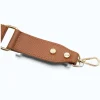 margot camel leather crossbody bag details