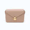 margot nude leather crossbody bag
