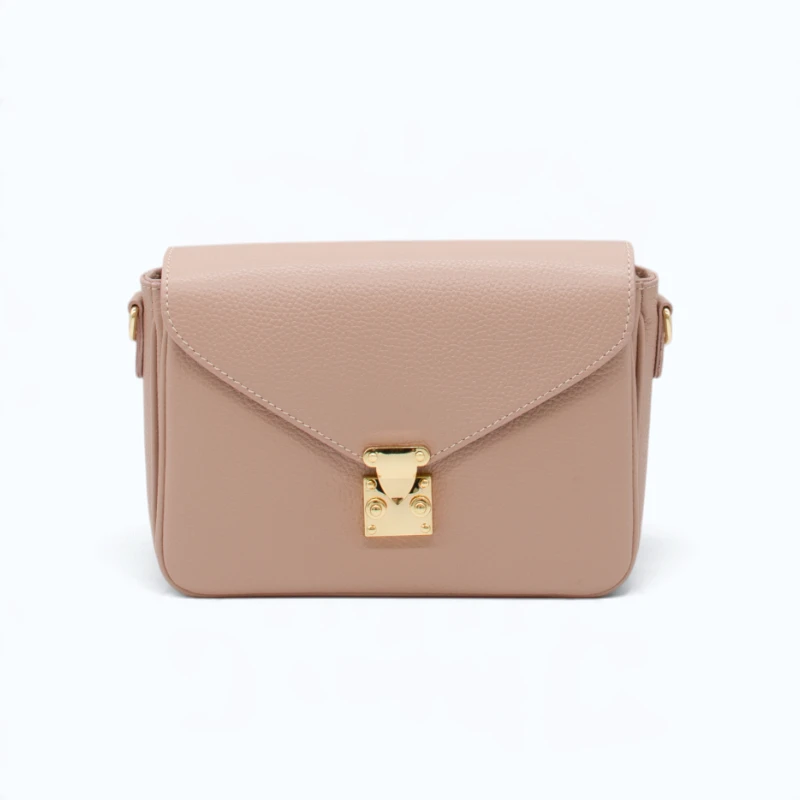 margot nude leather crossbody bag