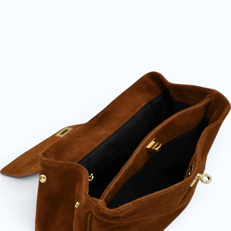tulip-camel-suede-leather-bag-interior Mary Mala de Mão Bordeaux em Pele (Copy) (Copy)